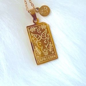 Zodiac/ Constellation Capricorn Necklace